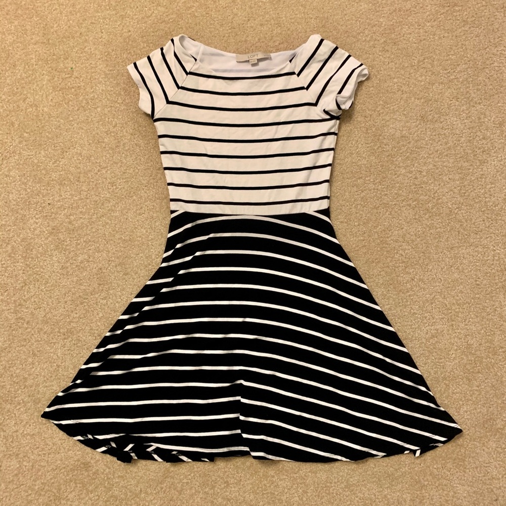 NWOT‼️ Stripped Baby Doll Dress